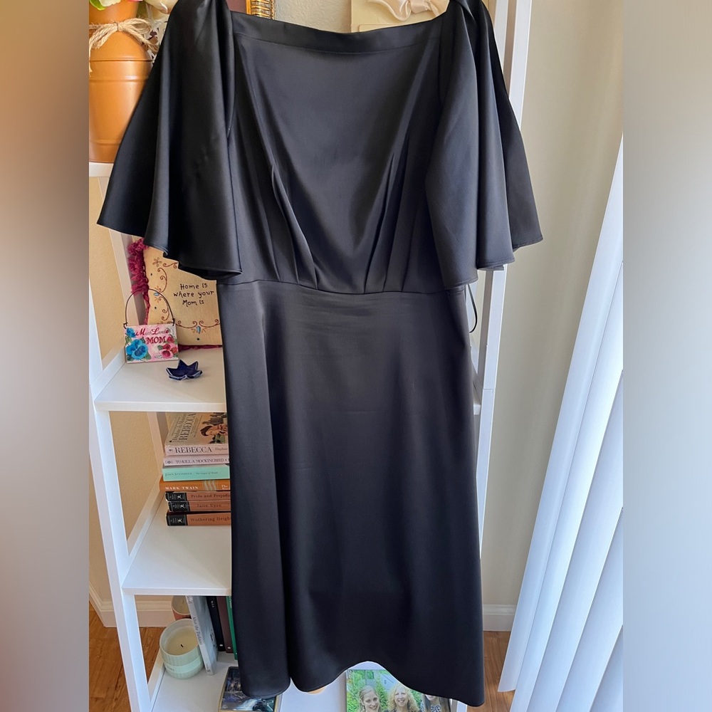 Banana Republic Holiday 2023 Collection Black chiffon-like Dress / Size 6